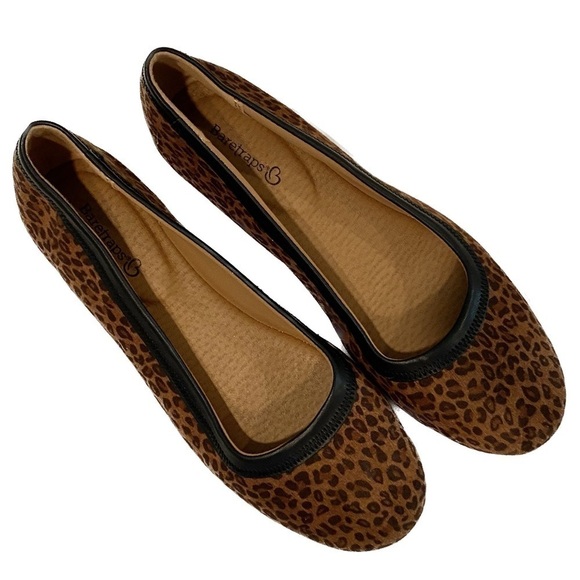 BareTraps Leopard Print Wedge Flats Size 9 - Picture 5 of 9